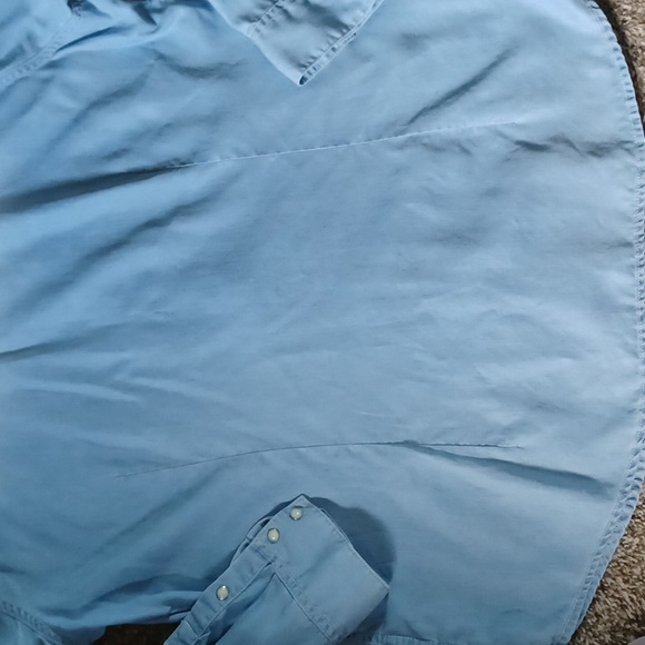 Grace In LA Snap Front Embroidered Shirt- XL - Picture 8 of 10